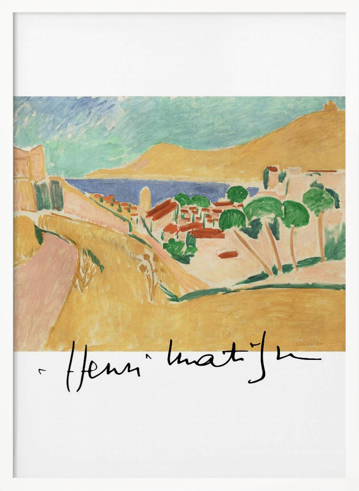 Artwork  Collioure En Aout Autographed 36X48-inches