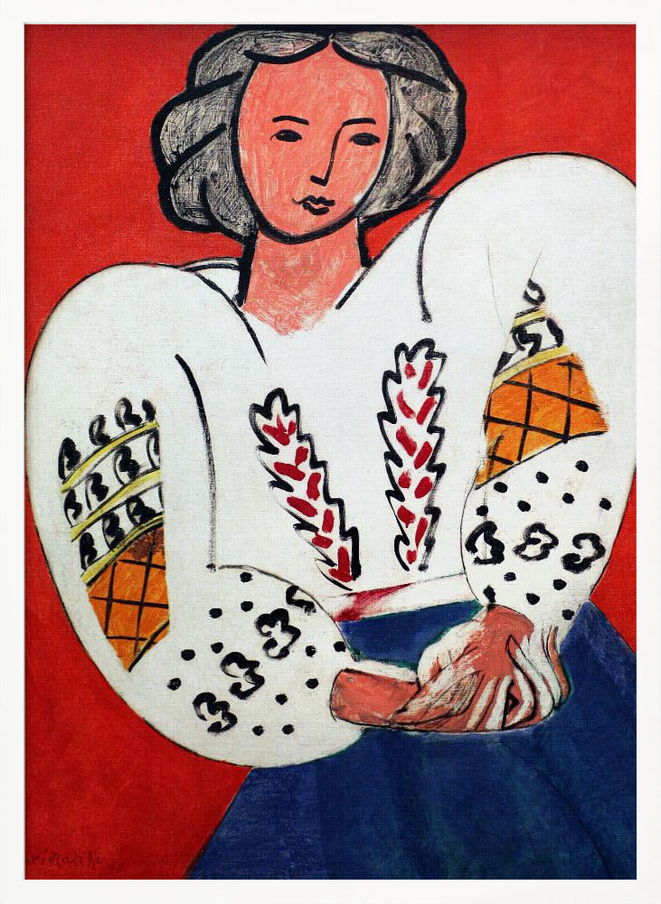 Artwork  La Camicetta Romena 1940 36X48-inches