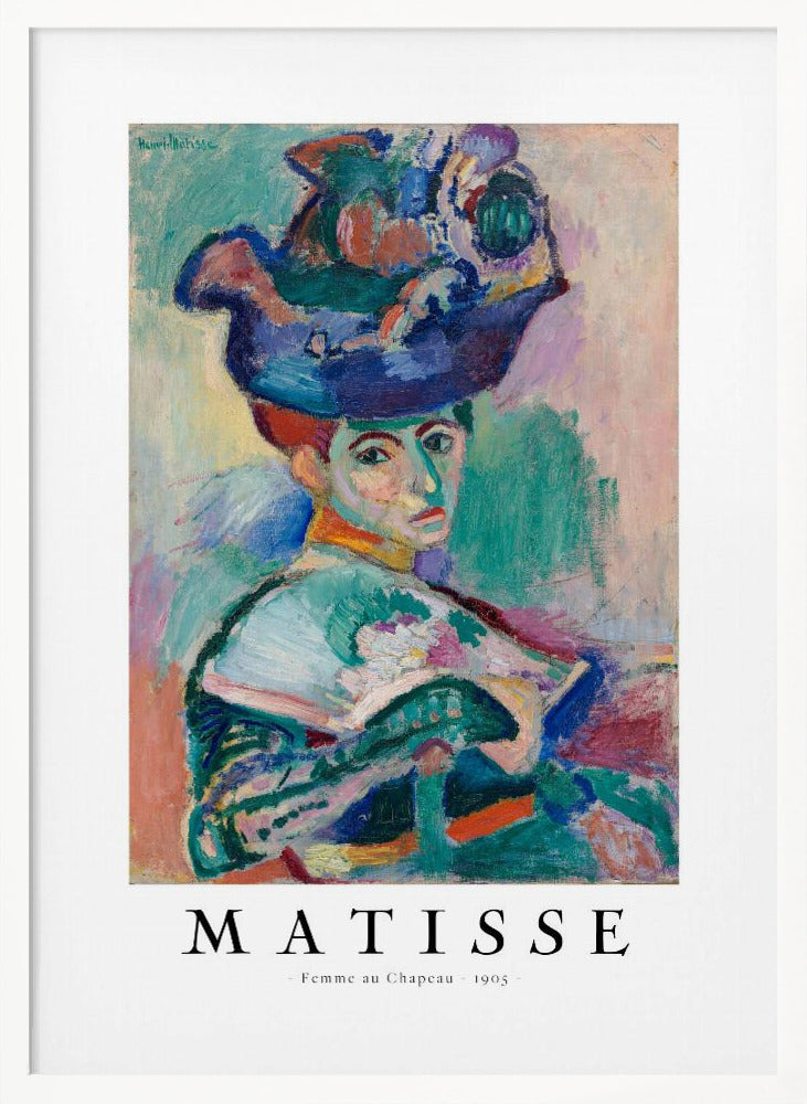 Artwork  Woman With Hat 1905 36X48-inches