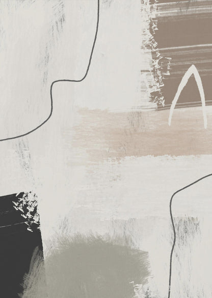 Wall art Earthly shapes