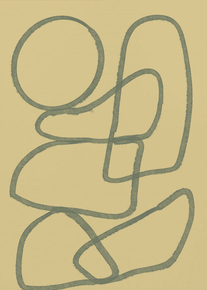 Abstract Art Canvas Print-wall-art-line-drawing-abstract-24X36