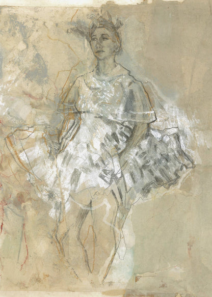 Abstract Art Canvas Print-wall-art-hommage-a-degas-xxiii-24X36