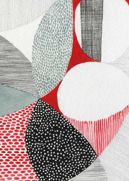 Wall art Geometric Patterns And Vivid Colors