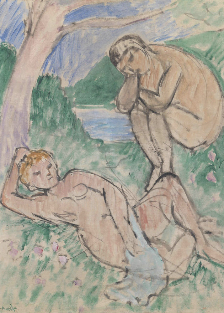 Artwork  Baigneurs -inches