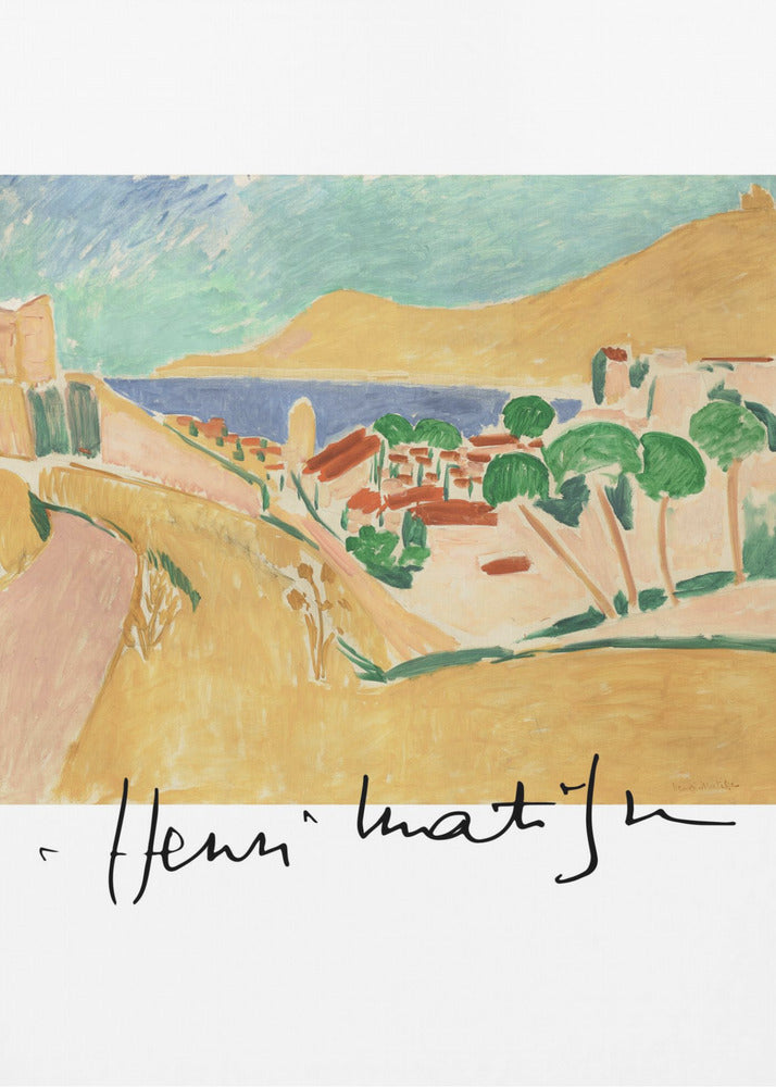 Artwork  Collioure En Aout Autographed -inches