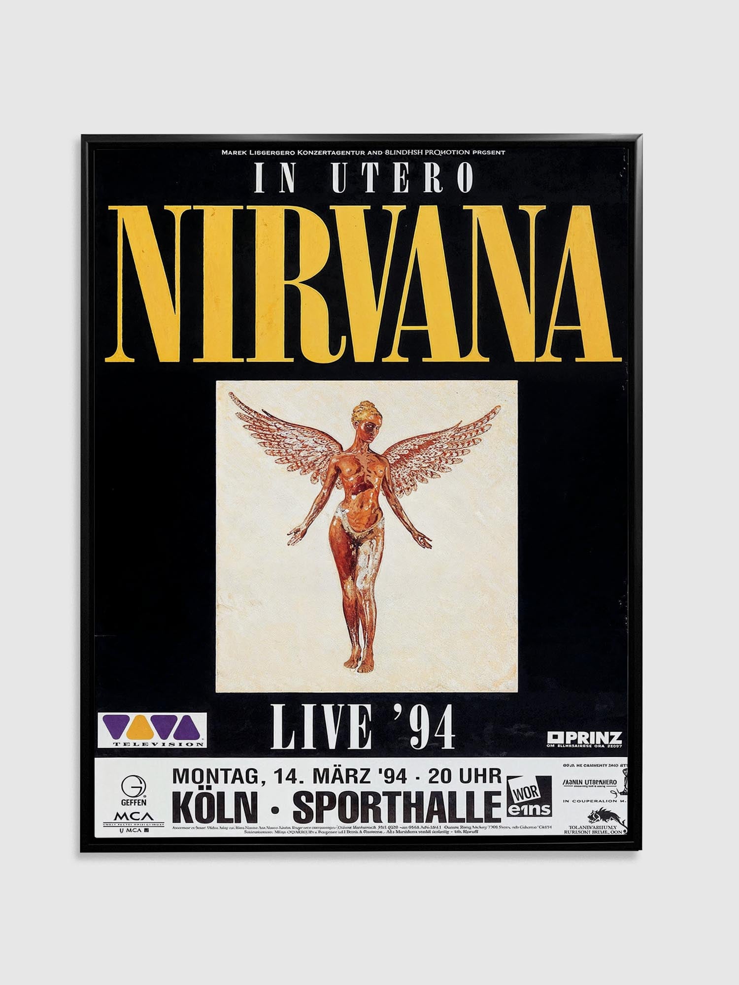 Nirvana Poster -Vintage Music Poster – GTA ART