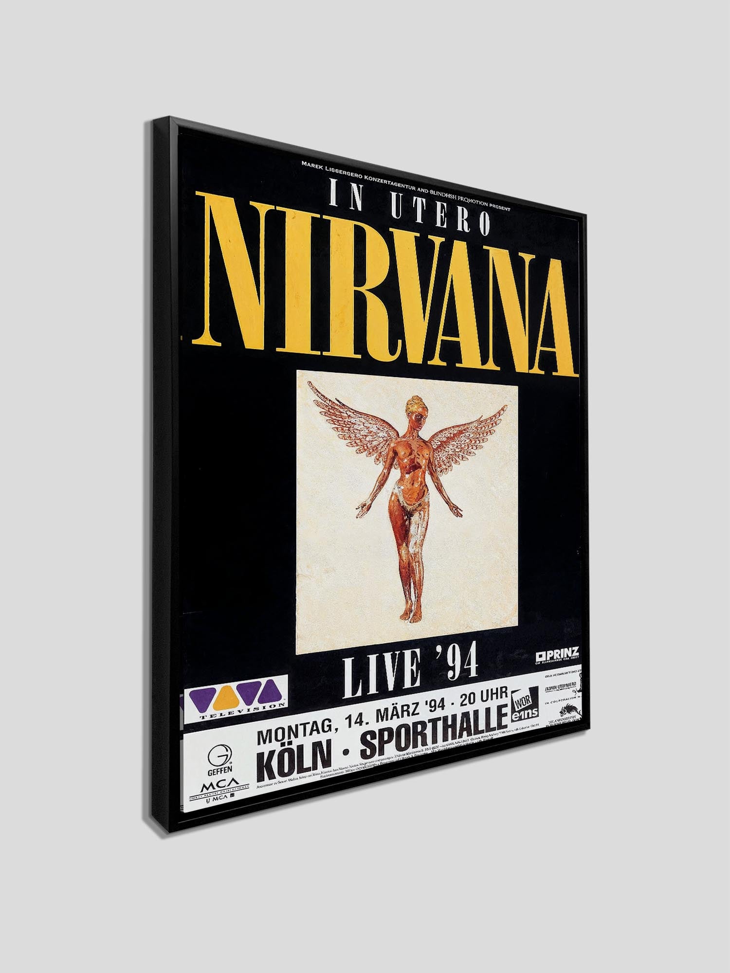 NIRVANA ポスター　Vintage　ヴィンテージ 　poster Nirvana Poster -Vintage Music Poster – GTA ART