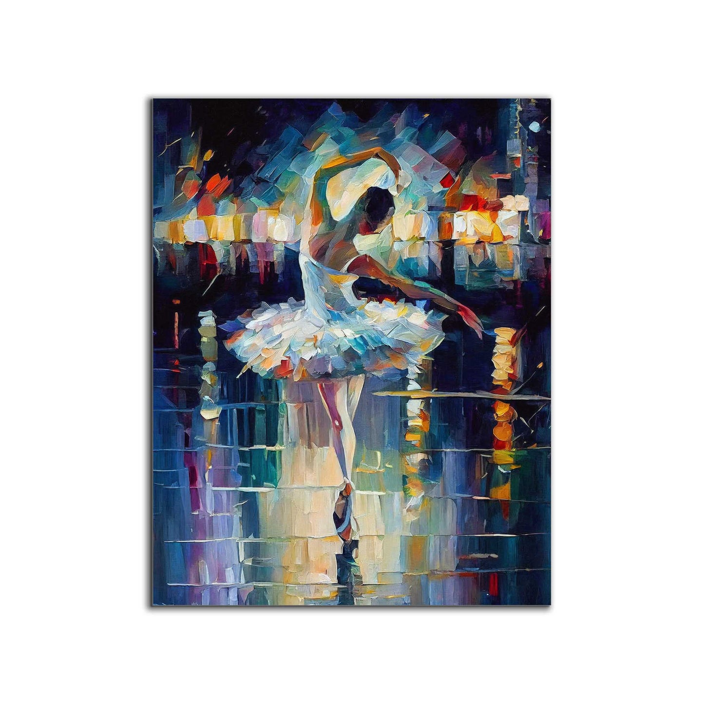 Ballet Dancer -Fine Art Canvas Print-  RGB varnish
