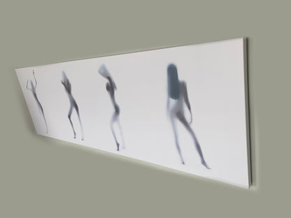 Silhouette of 4 Women-Canvas Printed-Abstract Wall Art