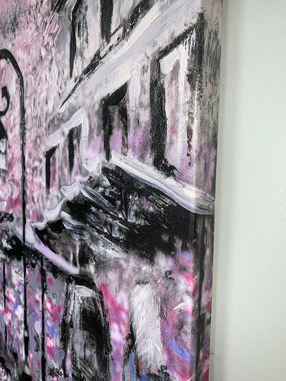 Pretty Pink Paris- Canvas Wall Decor-Wal Art