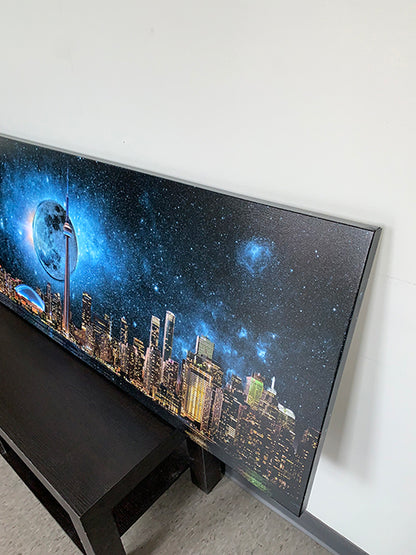 Toronto Skyline Moon-Cities Skyline- Wall art decor